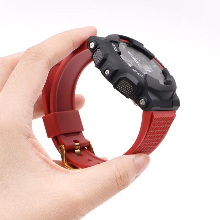 Ремешок для Casio G-Shock GA-100/110 Red SI