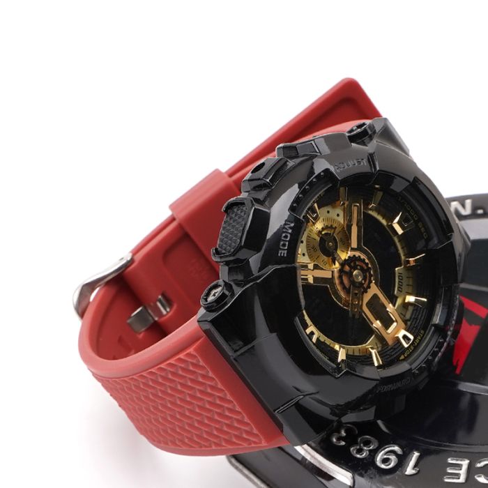 Ремешок для Casio G-Shock GA-100/110 Red SI