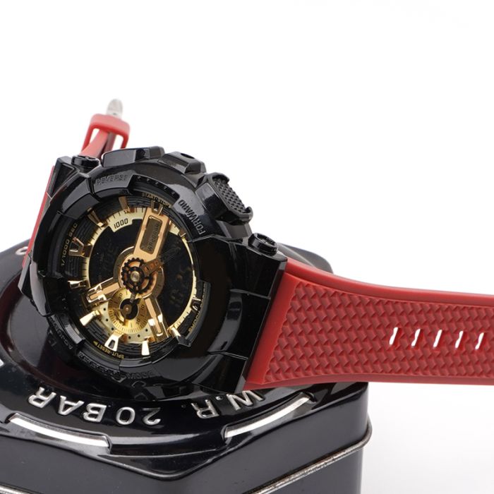 Ремешок для Casio G-Shock GA-100/110 Red SI