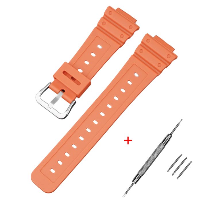 Ремешок для Casio G-Shock GA-2100 Orange SI