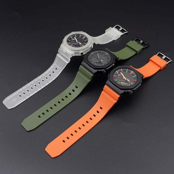 Ремешок для Casio G-Shock GM-2100 Orange SI