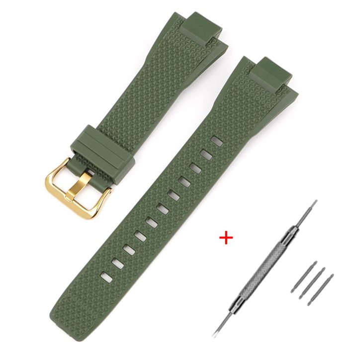 Ремешок для Casio G-Shock GST-B400 Army Green GD