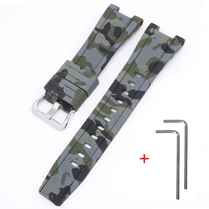 Ремешок для Casio G-Shock GST-W300 Camo Green SI