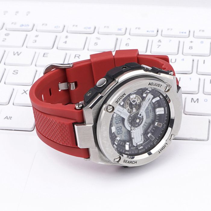 Ремешок для Casio G-Shock GST-W300 Red SI