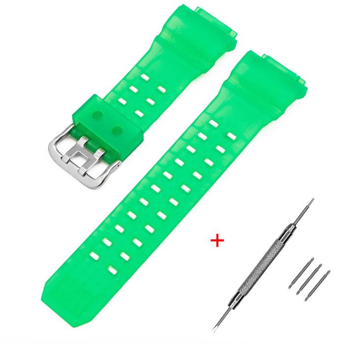 Ремешок для Casio G-Shock GW-9400 Transl Green SI