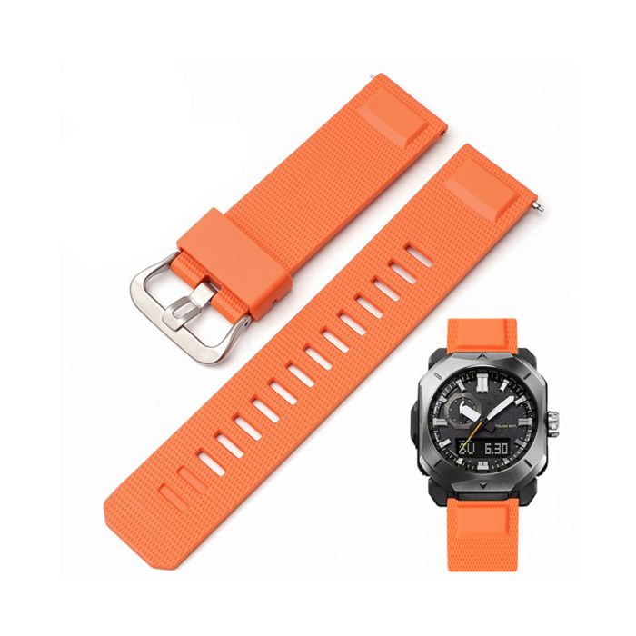 Ремешок для Casio Pro Trek PRW-6900Y Orange SI