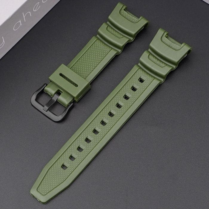 Ремешок для Casio SGW-100 Army Green BK