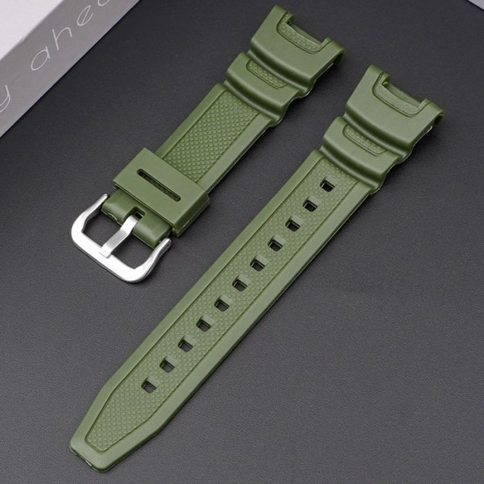 Ремешок для Casio SGW-100 Army Green SI