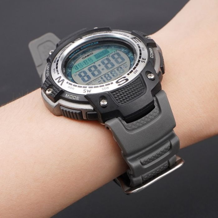 Ремешок для Casio SGW-100 Gray SI