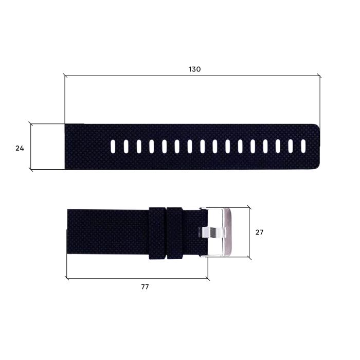 Ремешок для часов Skmei 1213BK Black
