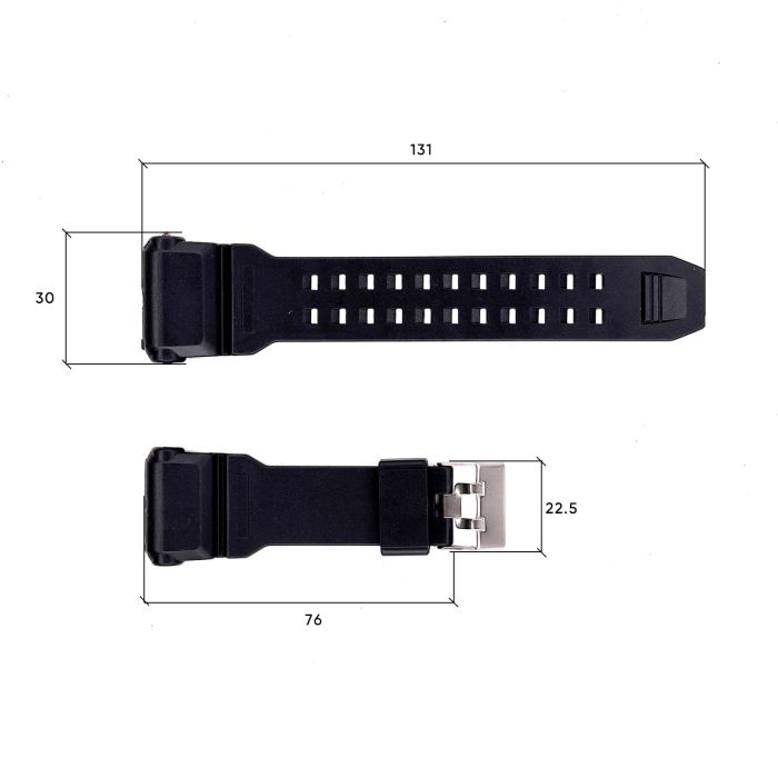 Ремешок для часов Skmei 1742BK Black