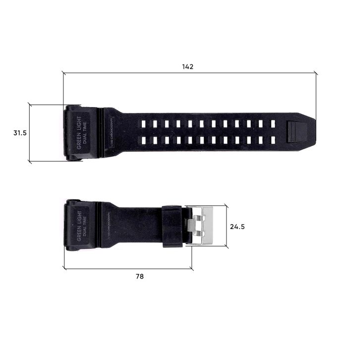 Ремешок для часов Skmei 1818BK Black