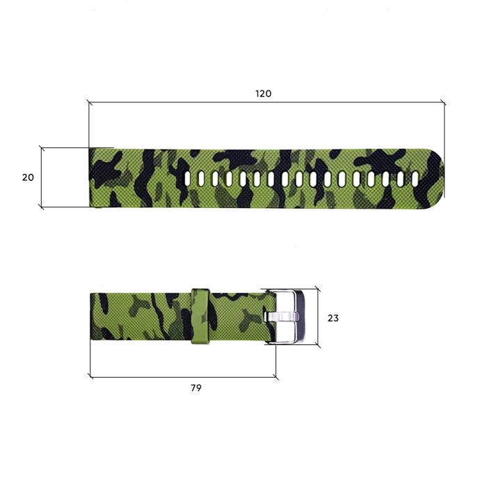 Ремешок для часов Skmei 1893CMGN Camo Green