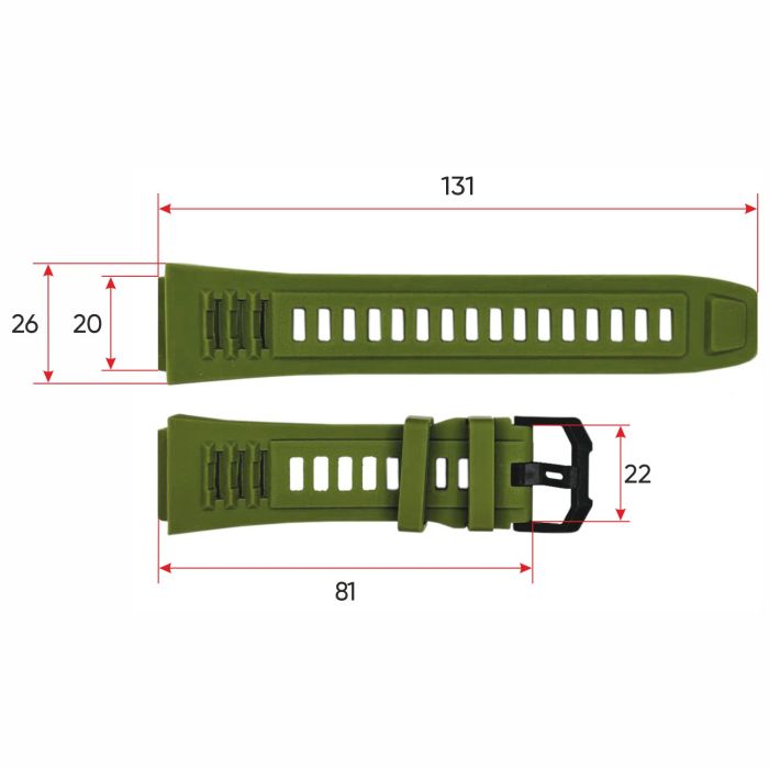 Ремешок для смарт часов АК45 Army Green