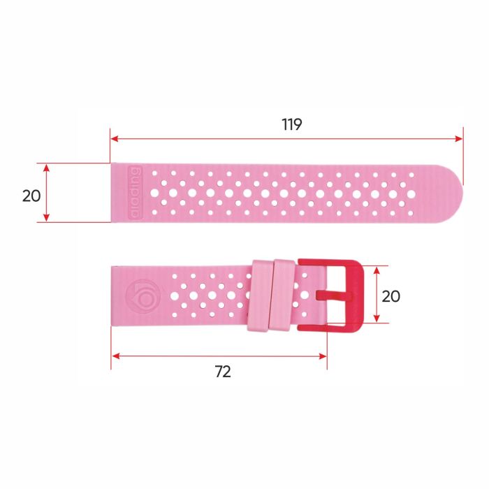 Ремешок для смарт часов ALDT7 Pink