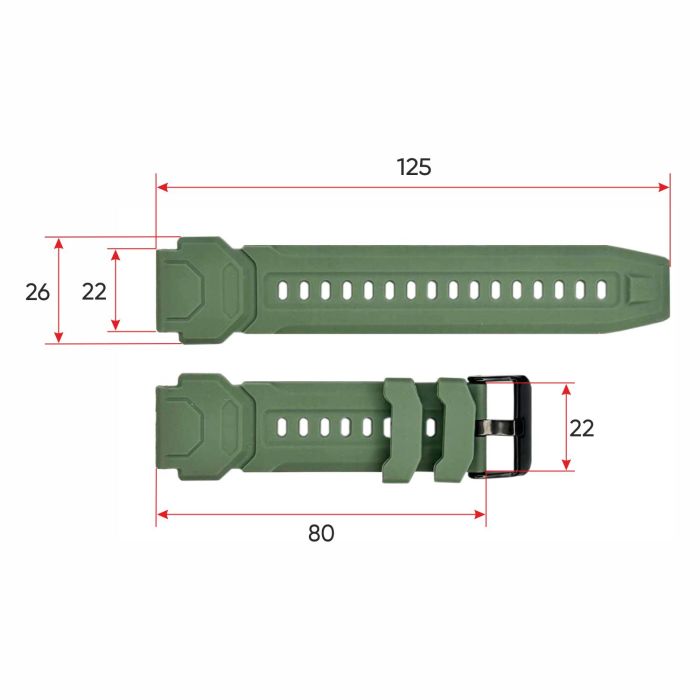 Ремешок для смарт часов C20 Army Green