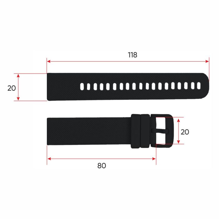 Ремешок для смарт часов K26H Black