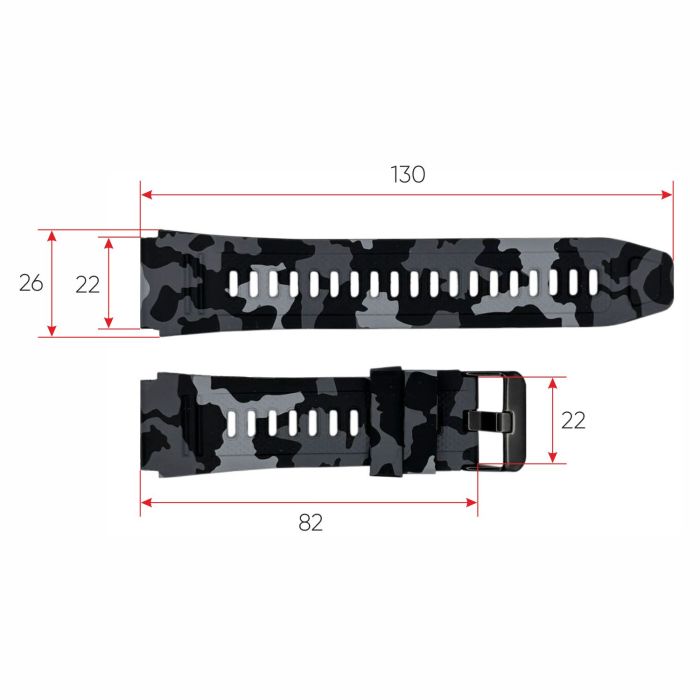 Ремешок для смарт часов Modfit Combat Camo Grey