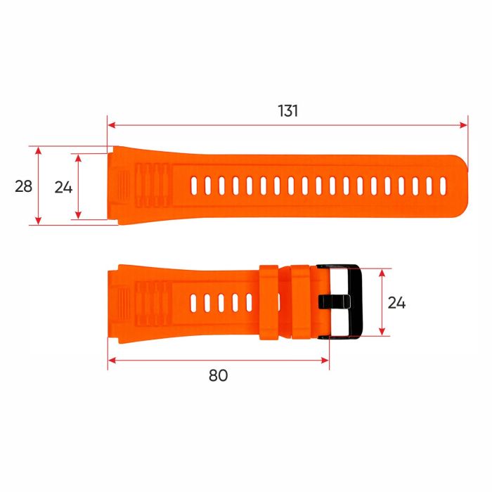 Ремешок для смарт часов Modfit Expedition Compass Orange
