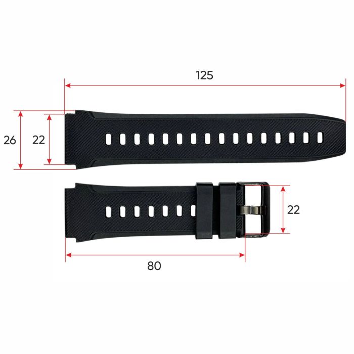 Ремешок для смарт часов Modfit Iron Black