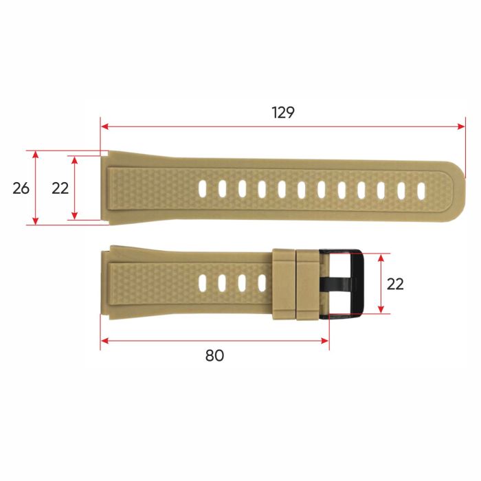 Ремешок для смарт часов Modfit Shockwave Khaki