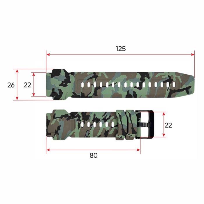 Ремешок для смарт часов Modfit Warrior Camo Green