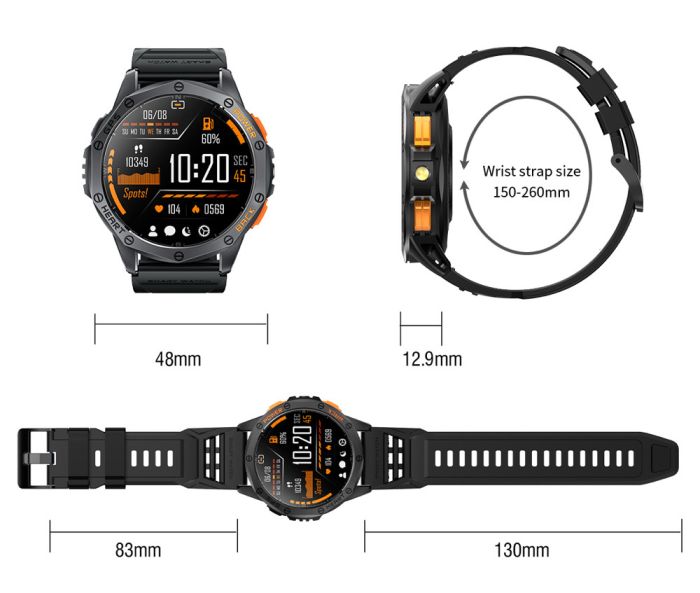 Modfit Pathfinder GPS Compass Black