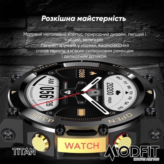 Modfit Titan Black-Gold 35 мм.