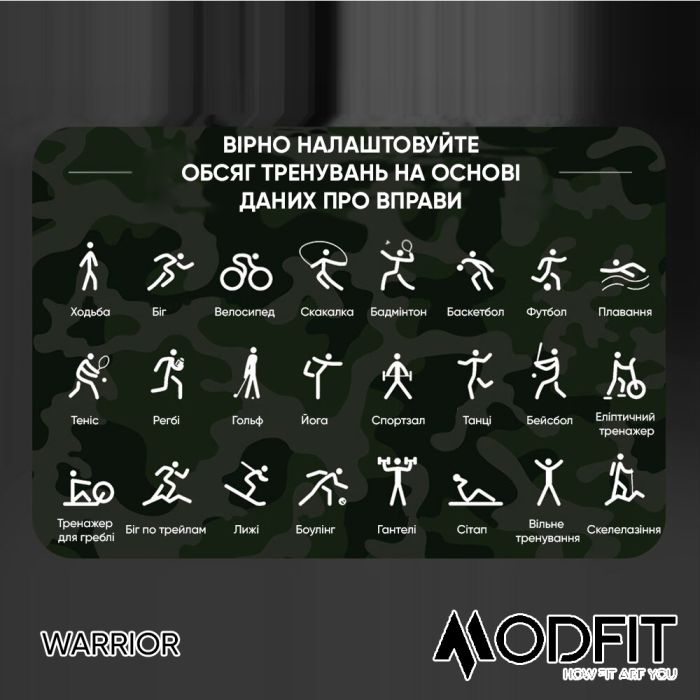 Modfit Warrior Army Green  Camo Band