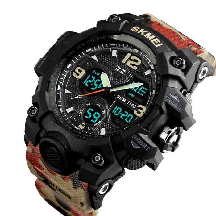 Skmei 1155BCMRD Black-Camo Red