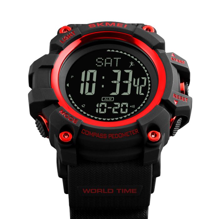 Skmei 1356RD Black-Red + Compass SALE