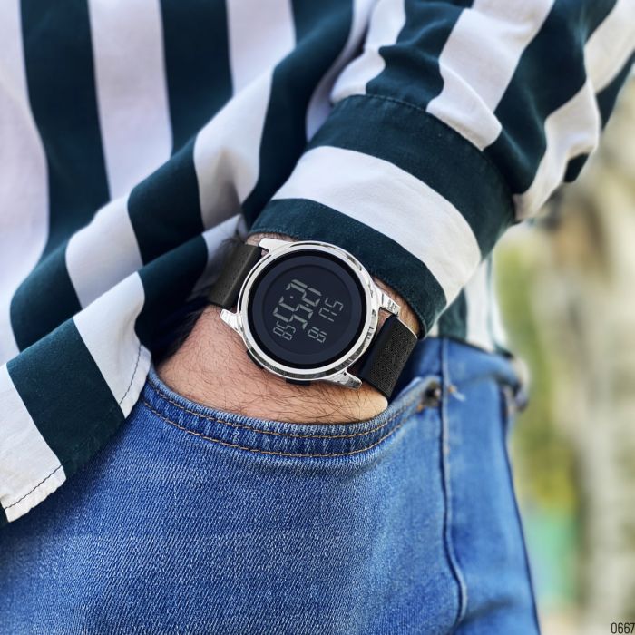 Skmei 1502SI Black-Silver