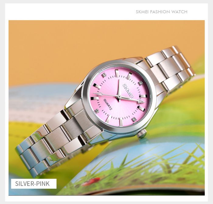 Skmei 1620SIPK Silver-Pink