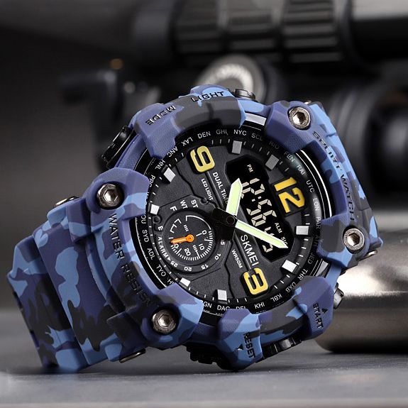 Skmei 1637 Blue-Military SALE