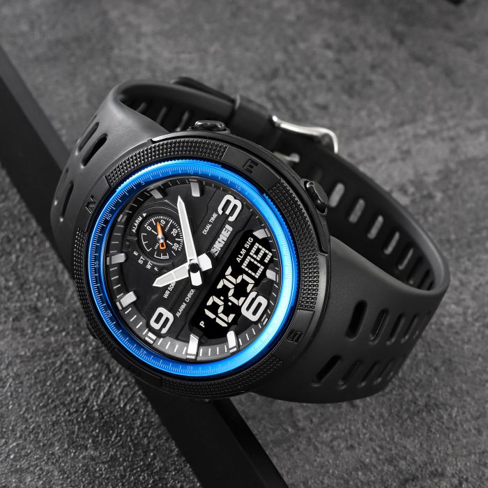Skmei 1655BUBK Black-Blue SALE