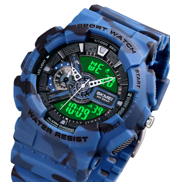 Skmei 1688CMBU Camo Blue