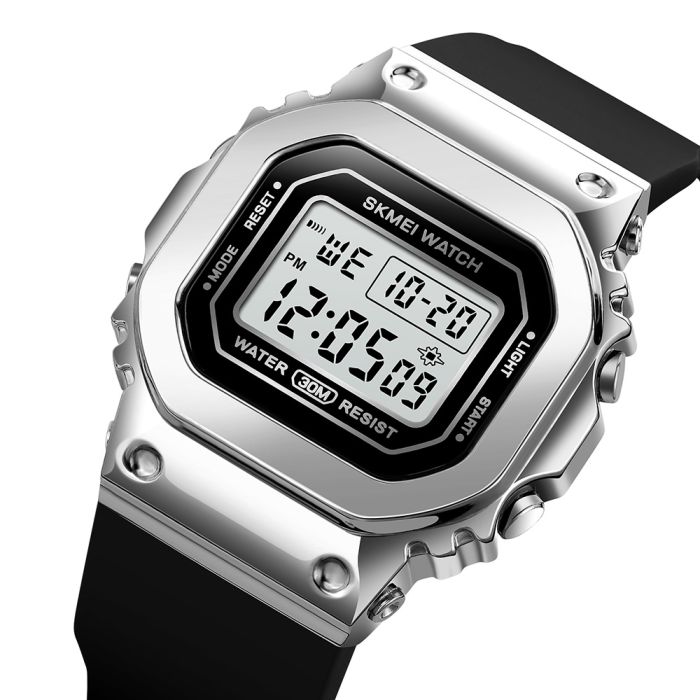 Skmei 1796 Silver-Black