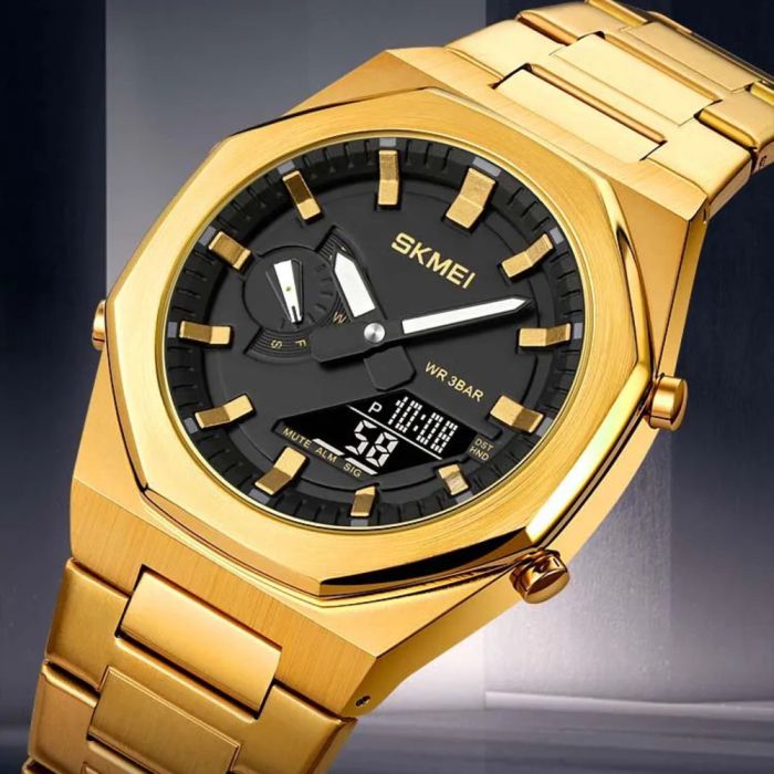 Skmei 1816GDWT Gold-White