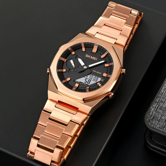 Skmei 1816RGWT Rose Gold-White