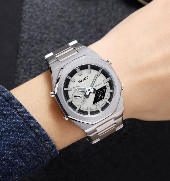 Skmei 1816SIBK Silver-Black
