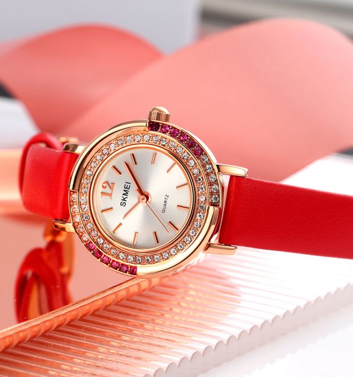Skmei 1855RGRD Rose Gold-Red