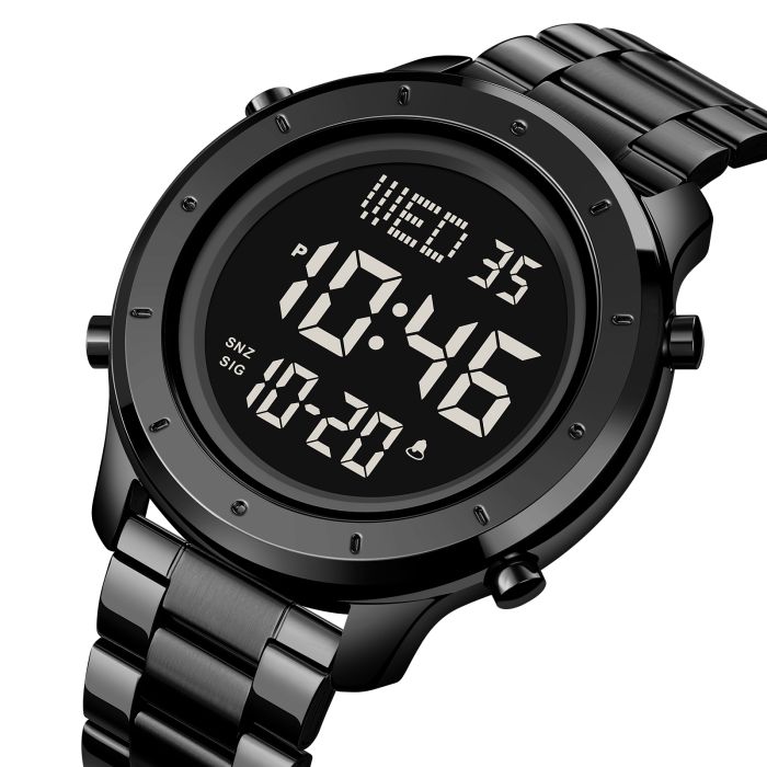 Skmei 1864SBKBK Black-Black Steel