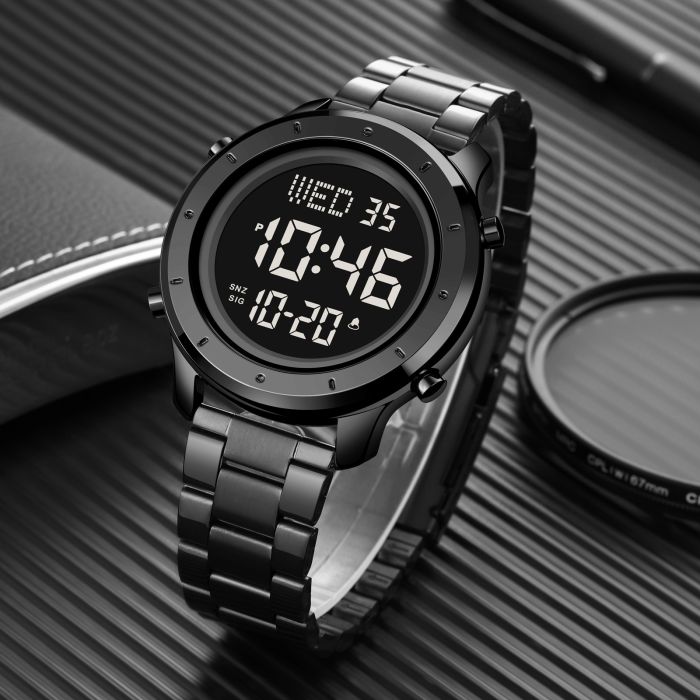 Skmei 1864SBKBK Black-Black Steel