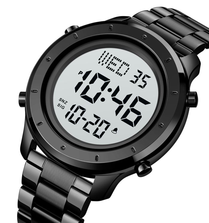 Skmei 1864SBKWT Black-White Steel