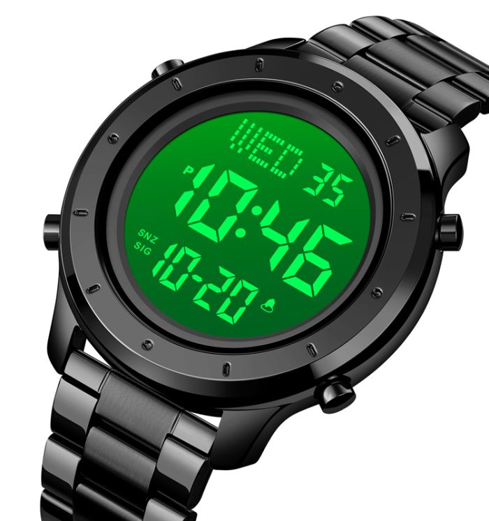 Skmei 1864SBKWT Black-White Steel