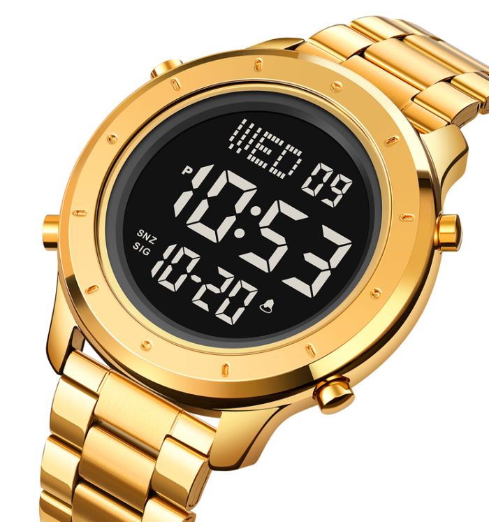 Skmei 1864SGDBK Gold-Black Steel
