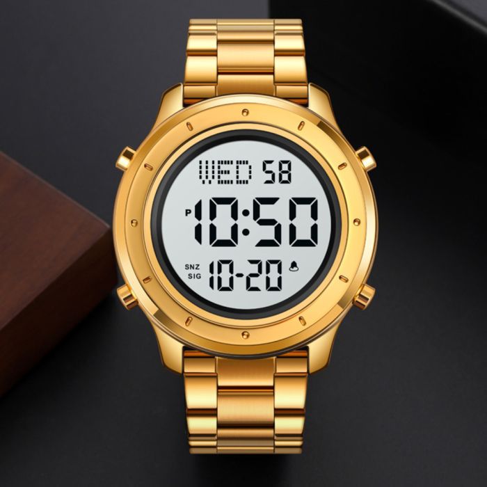 Skmei 1864SGDWT Gold-White Steel