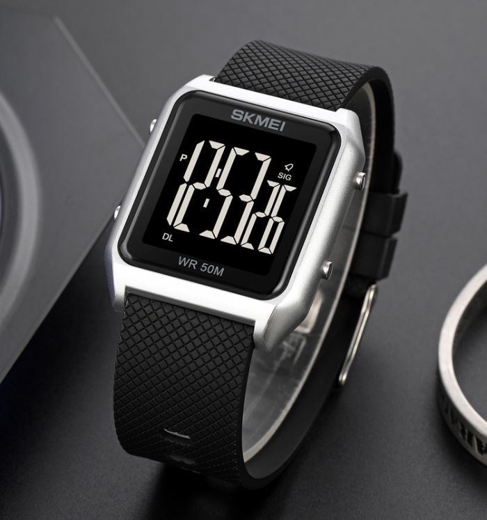 Skmei 1866SIBK Silver-Black