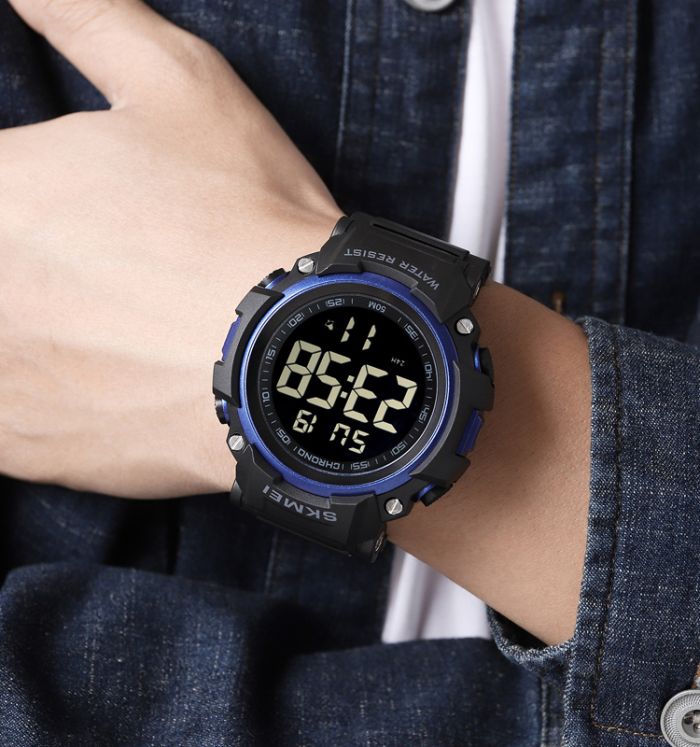 Skmei 1886BUBK Black-Blue-Black
