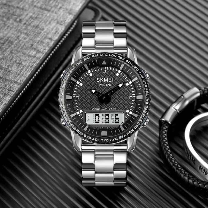 Skmei 1898SIWT Silver-White